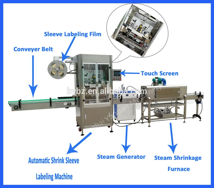 High Speed Bottle Automatic Shrink Sleeve Labeling Machine