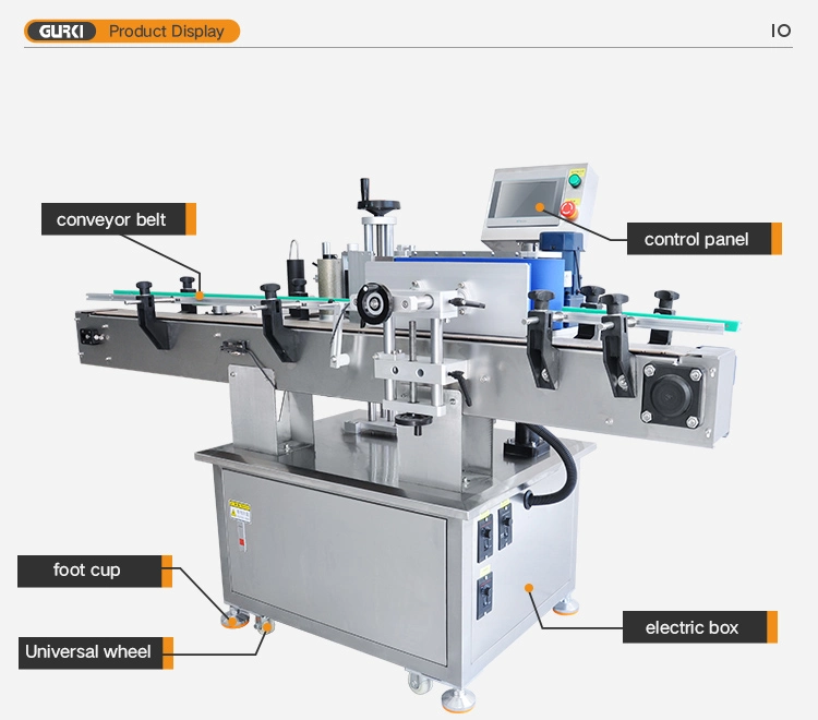 Simple Fashion Trend PVC OPP Hot Melt Glue Sticker Labeling Machine with Long Service Life